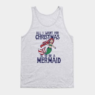 Mermaid Christmas Tank Top